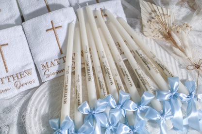 Matthew's Baptismal Candles