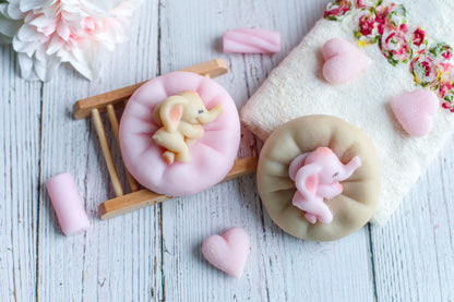 Baby elephant mini soaps